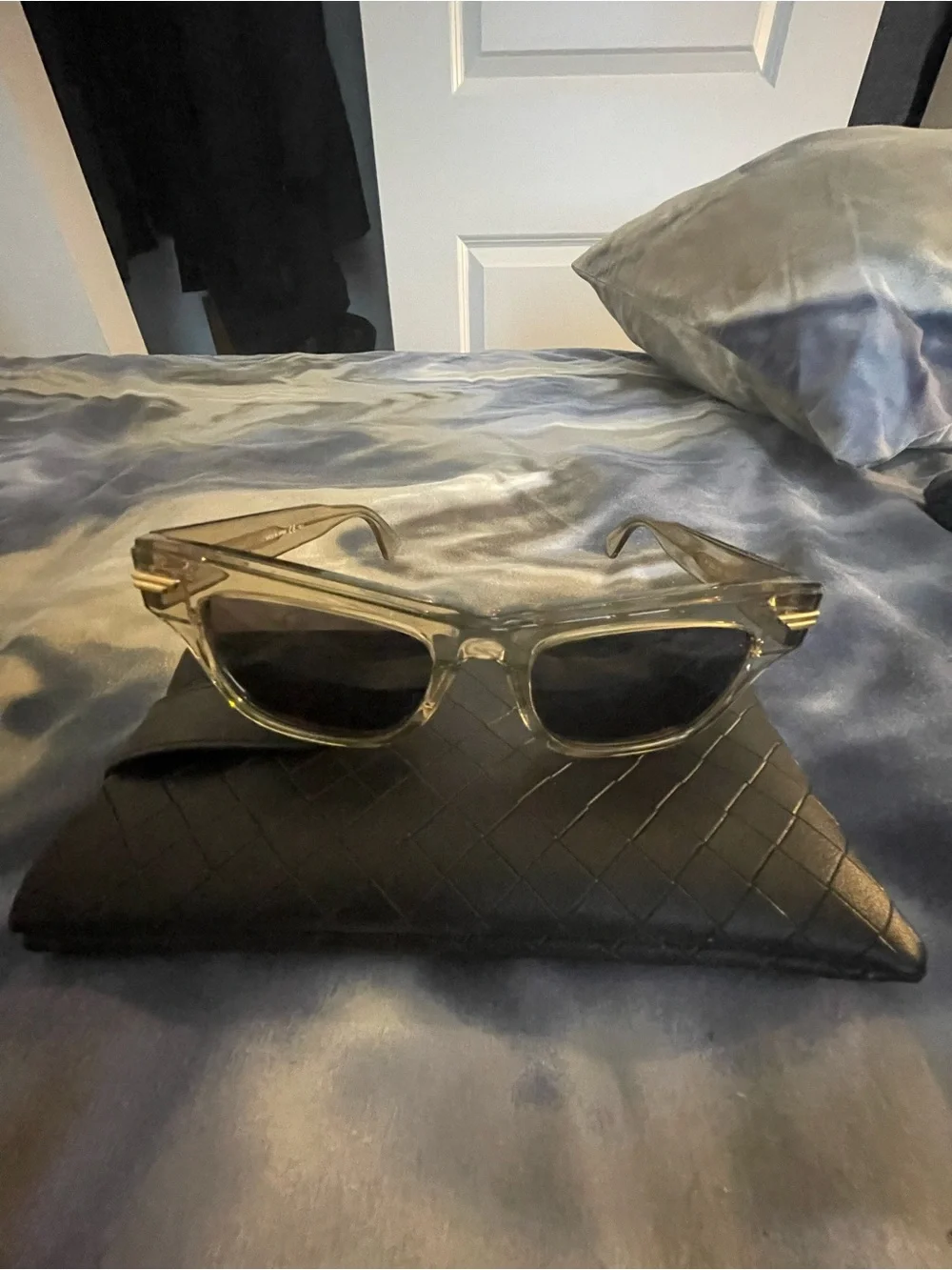 Bottega Veneta Transparent Sunglasses